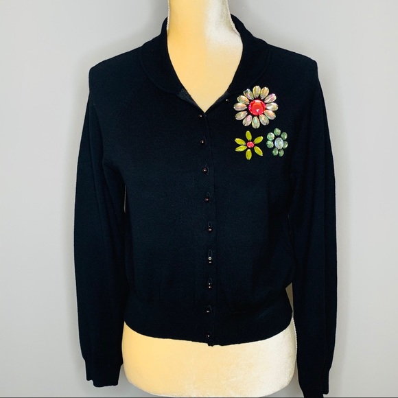Cynthia Steffe Cardigan Wrhinestone 